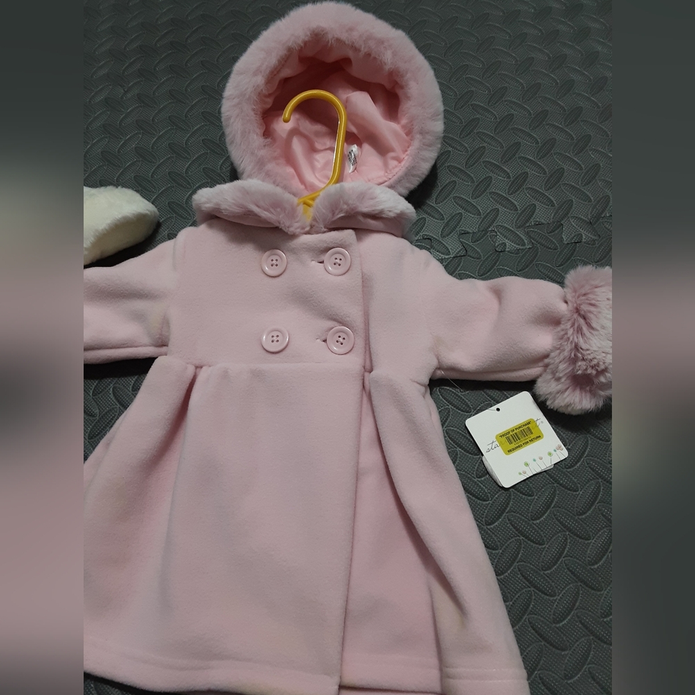 NWT Infant girls boutique winter coat